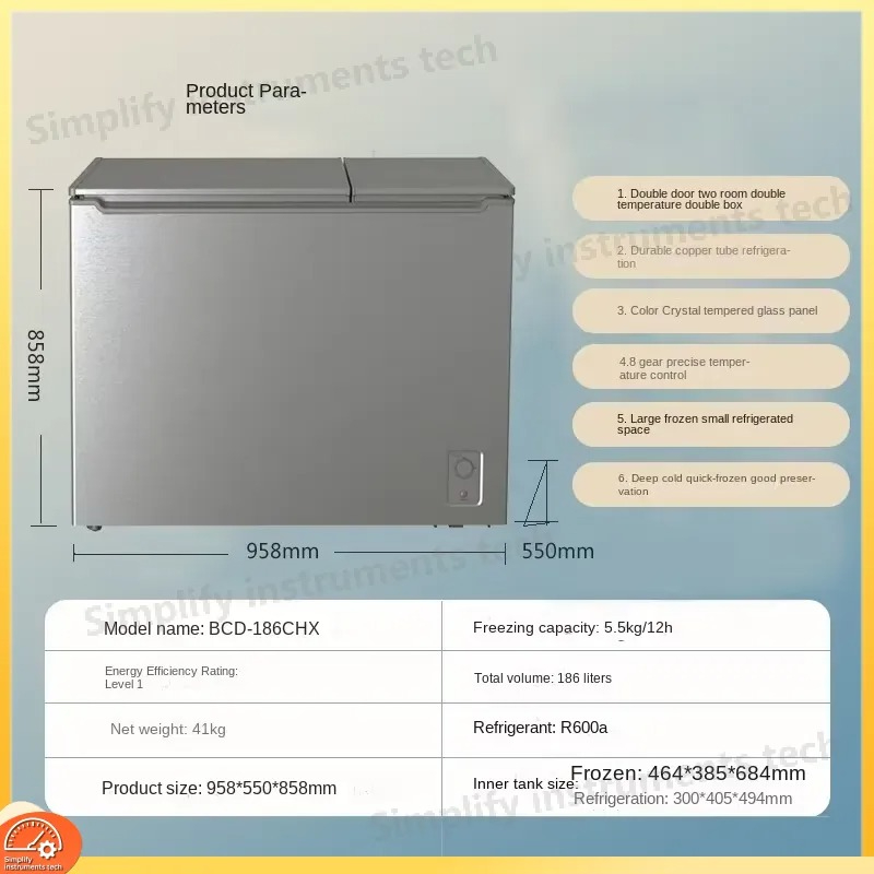 Congelador Doméstico de Gran C - Commercial Chest Freezer reseña y precio